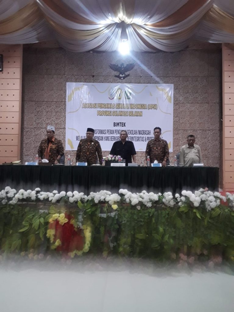 Bimtek Pengawas Sekolah Oleh APSI Sebagai Penguatan Transformasi Bagi Komunitas Pengawas Satuan Pendidikan Di Sulawesi Selatan