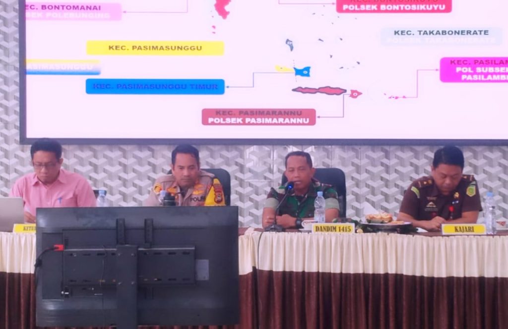 Antisipasi Cuaca Ekstrem Jelang Pemilu, Polres Selayar Gelar FGD