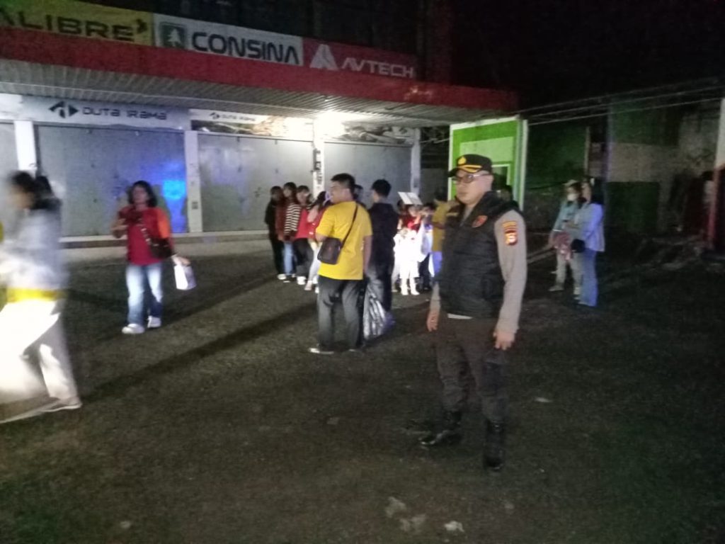 Polsek Tamalanrea Gelar Pengamanan Pawai Obor Perayaan Paskah