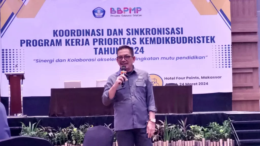 Sekretaris Disdik Sulsel Paparkan Program Prioritas di Rakor Kemdikbudristek