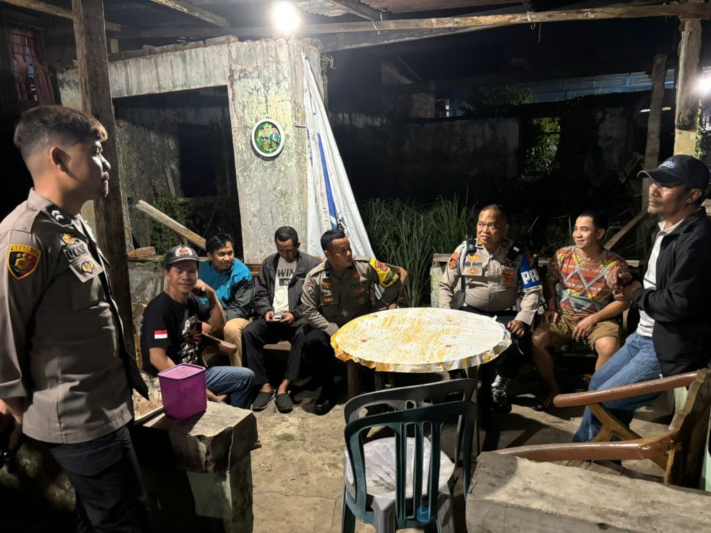 Jaga Kamtibmas Aman, Tim Patroli Asesi Polsek Tamalanrea Sasar Lorong-lorong