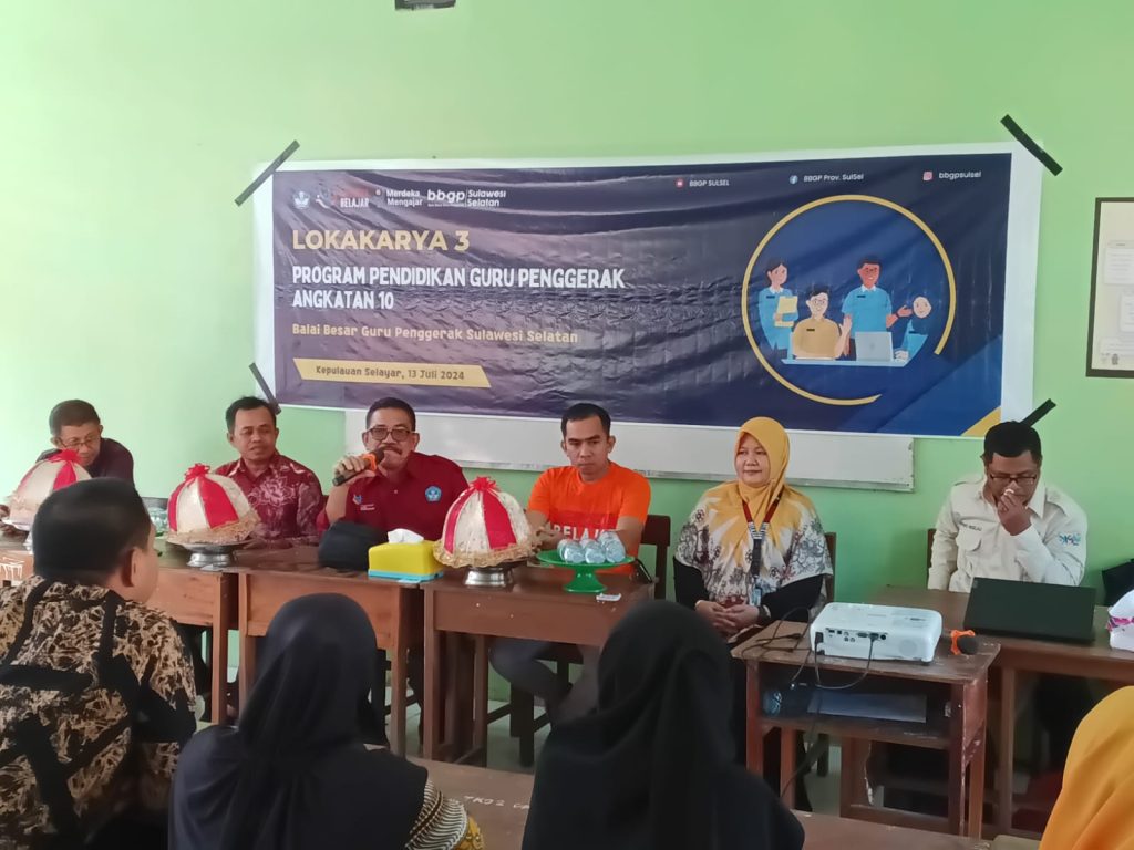 Hadiri Lokakarya 3 CGP Angkatan 10 di Selayar, Sekdisdik Andi Ibrahim: Nilai Jual GP Mulai Istimewa