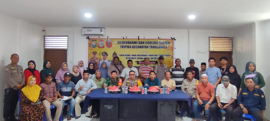 Wujudkan Pilkada Aman dan Damai, Kapolsek Tamalanrea Gelar Cooling Sistem dan silaturahmi di Kelurahan Bira