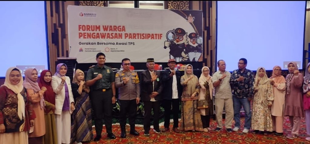 Kapolsek Tamalanrea Giat Forum Warga pengawasan Partisipatif Gerakan bersama awasi TPS Panwaslu Kecamatan Tamalanrea
