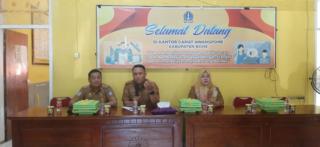 Pj Bupati Bone Kunjungan Kerja di Kecamatan Awangpone, Dengarkan Keluh Kesah TPP Hingga Potensi Desa