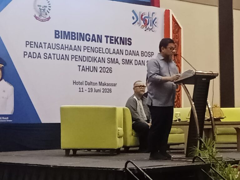 Disdik Sulsel Gelar Bimtek Penatausahaan Pengelolaan Dana BOSP