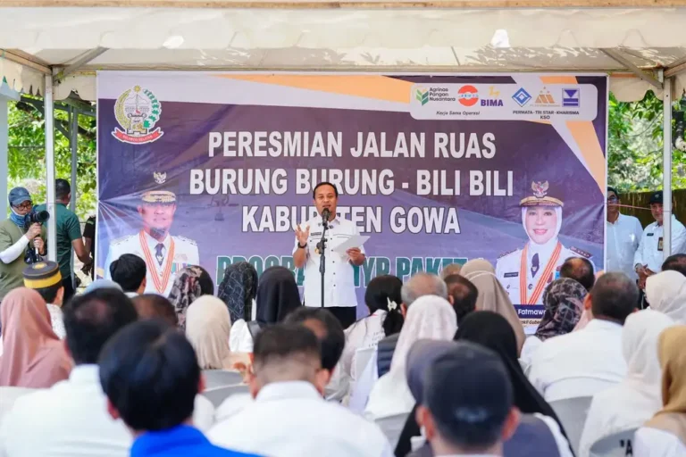 Jalan Burung-Burung–Bili-Bili Sepanjang 6,95 Km Resmi Diresmikan, Gubernur Andi Sudirman: Kini Mulus Bebas Debu